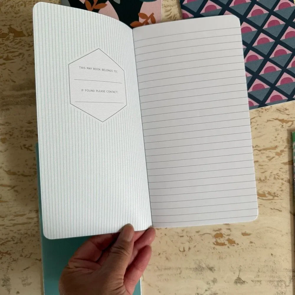 Five May Designs “skinny”notebooks- blue and green tones Travelers notebook, jou